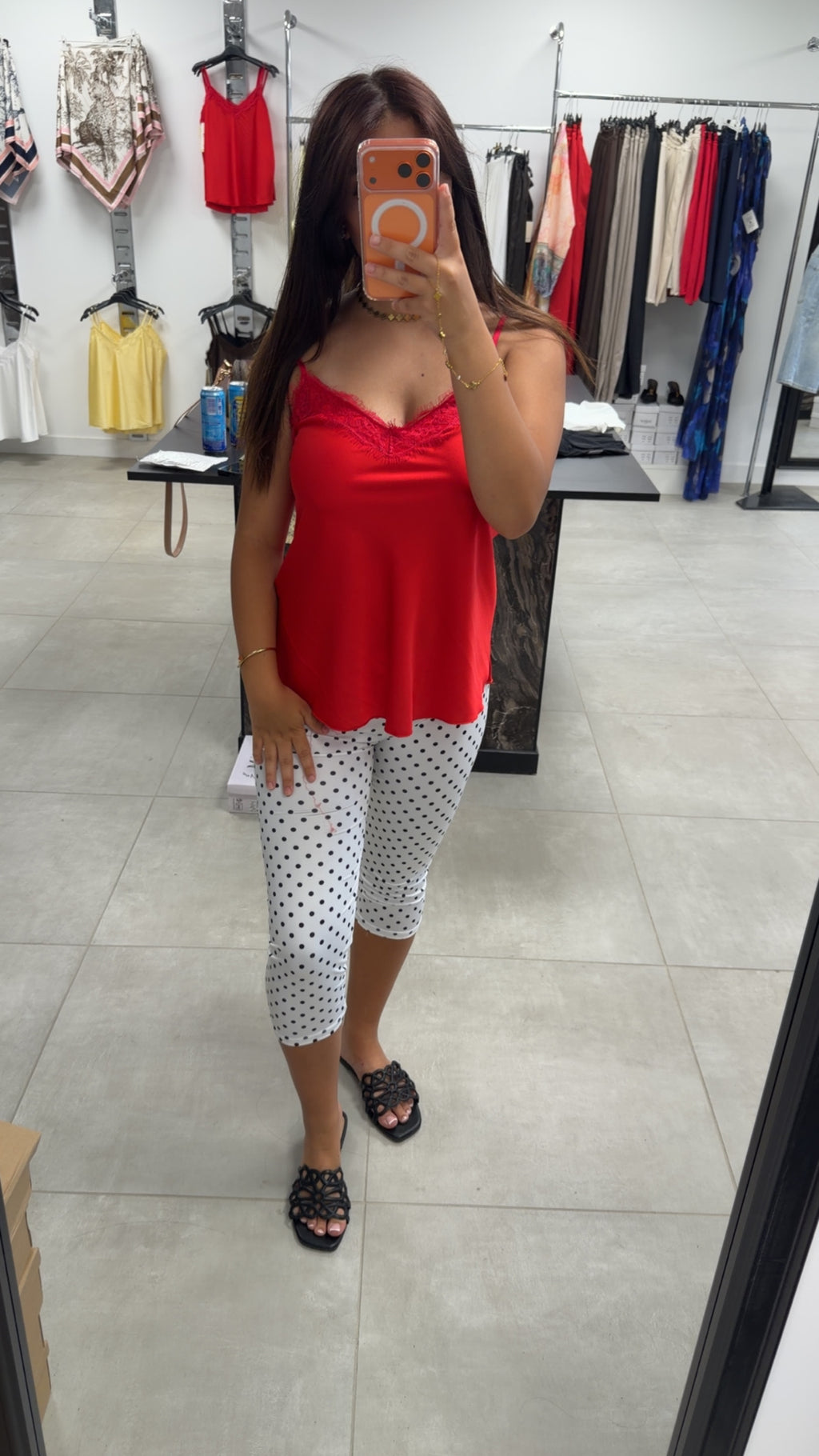 Capris petit pois