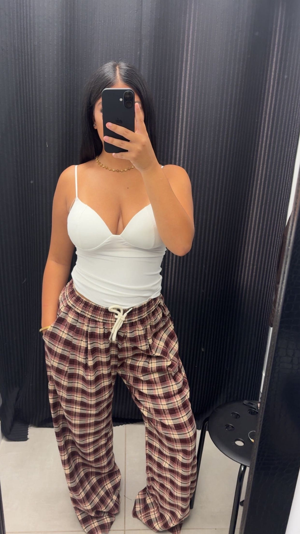 Pantalon carreaux