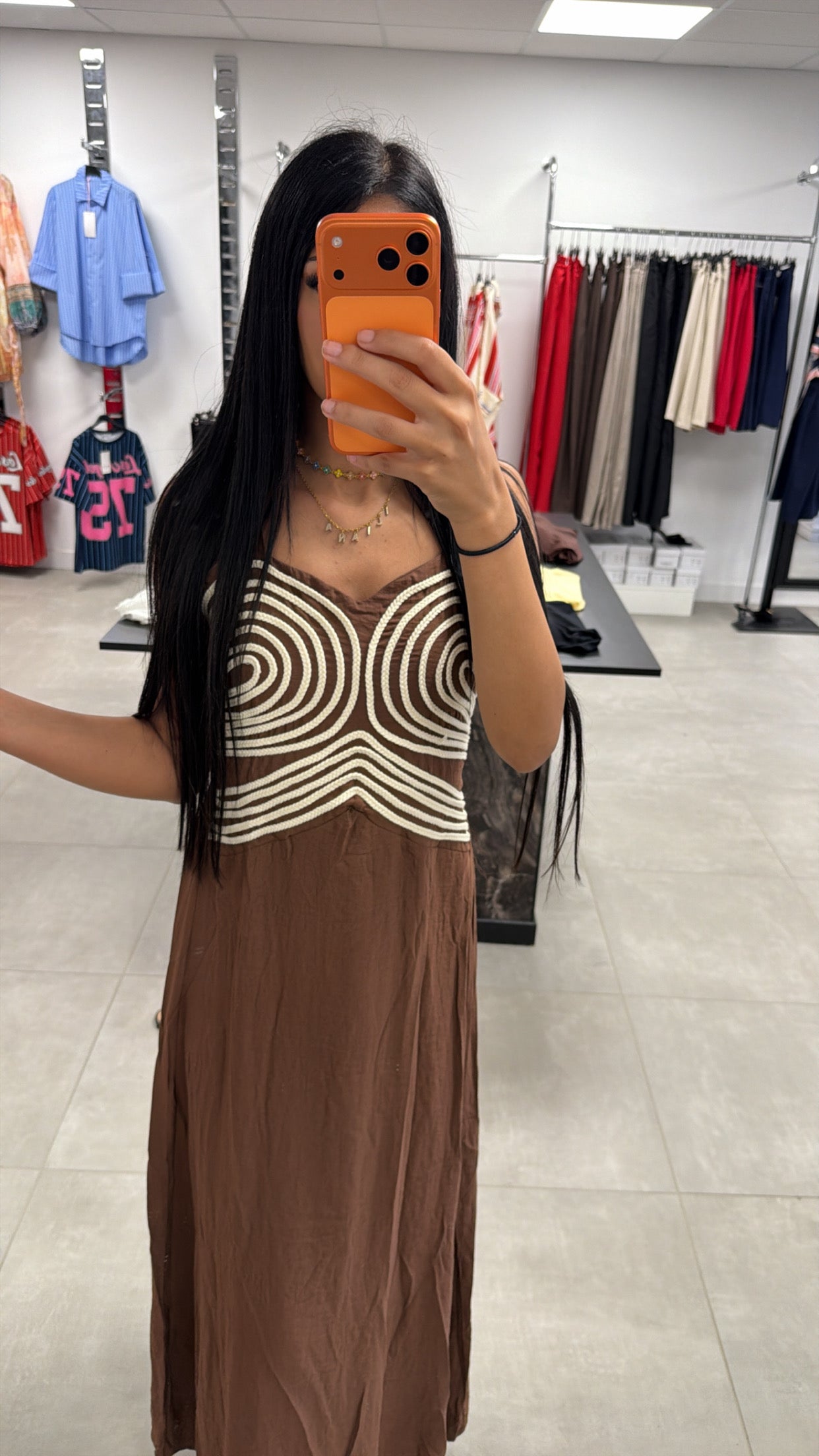 Robe bretelle