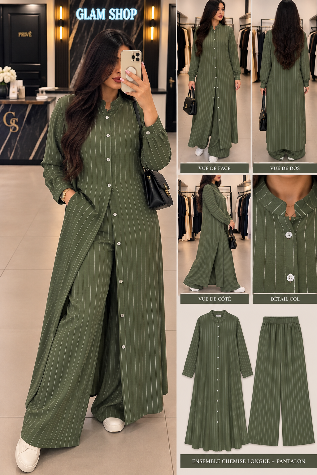 Ensemble rayure
